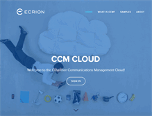 Tablet Screenshot of ccmcloud.com